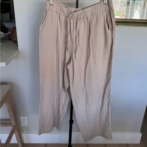 Wide Leg Linen Pants